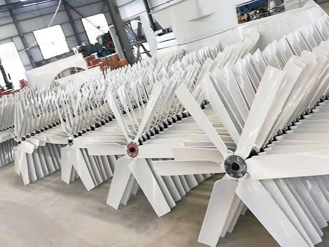 玻璃钢风机组装